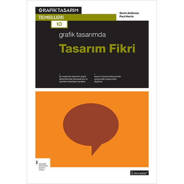 Grafik Tasarımda Tasarım Fikri | Literatür Yayıncılık (İnce Kapak)