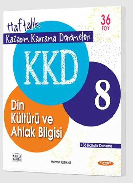 KKD 8. Sınıf Din Kültürü Ve Ahlak Bilgisi Haftalık Kazanım Kavrama Denemeleri | Kurmay Yayınları (Ciltsiz)