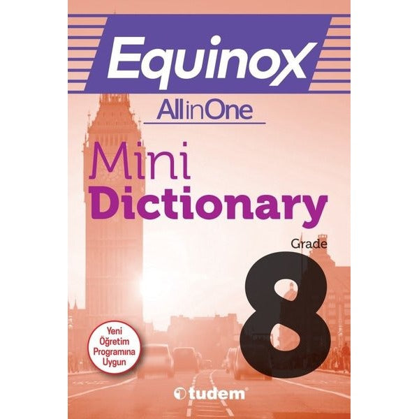 8.Sınıf Equinox All in One Mini Dictionary | Tudem Yayınları - Ders Kitapları (İnce Kapak)