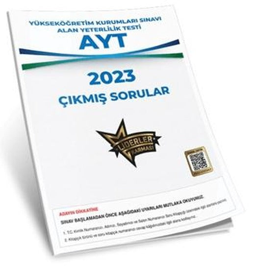 Liderler Karması AYT Çıkmış Sorular 2023 | Liderler Karması Yayınları (Ciltsiz)