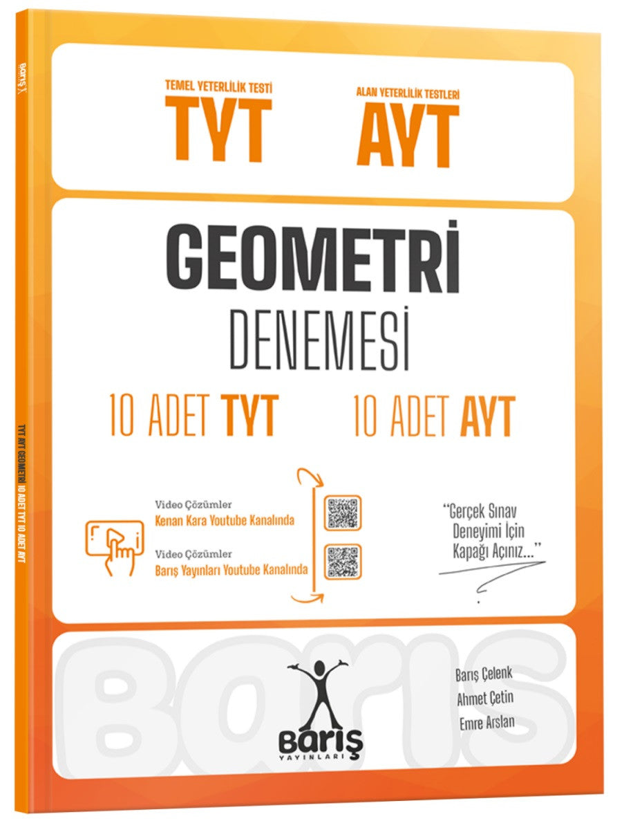 TYT-AYT Geometri Denemesi 10 Adet TYT 10 Adet AYT - Kolektif kitap kapağı