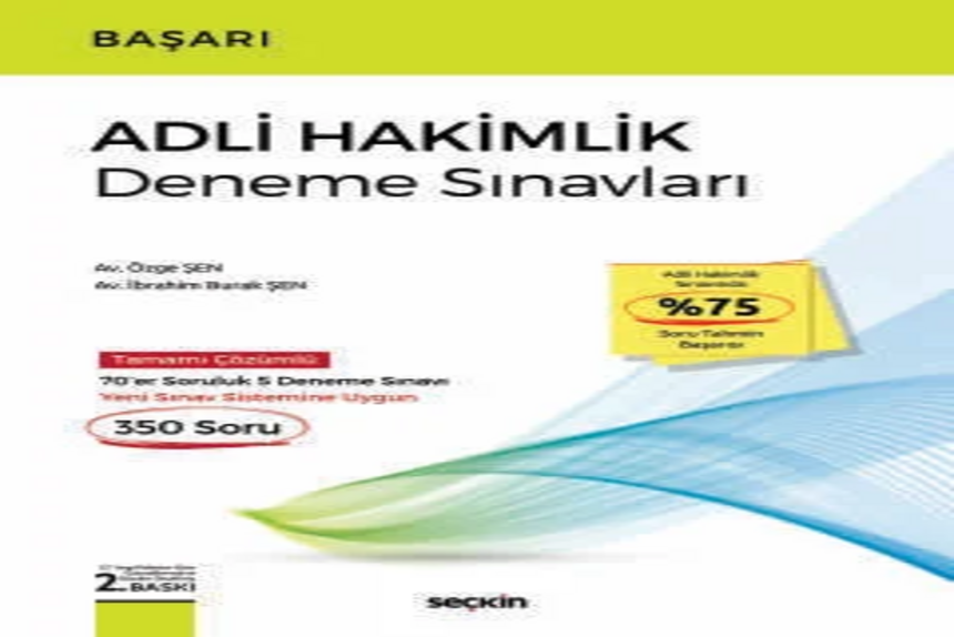 BAŞARI – Adli Hakimlik Deneme Sınavları Av. Özge Şen,Av. İbrahim Burak Şen kitap kapağı