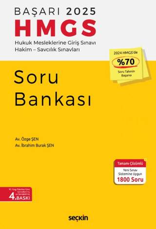Başarı – HMGS Soru Bankası - İbrahim Burak Şen kitap kapağı