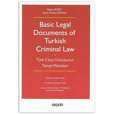 Basic Legal Documents of Turkish Criminal Law - Buğra Erdem kitap kapağı