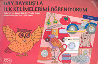 Bay Baykuş’la İlk Kelimelerimi Öğreniyorum - Vesile Yıldız kitap kapağı