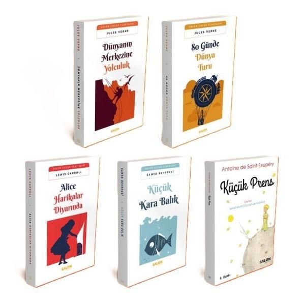 Salon Çocuk Klasikleri Seti (5 Kitap Takım) | Salon Yayınları (Ciltsiz)