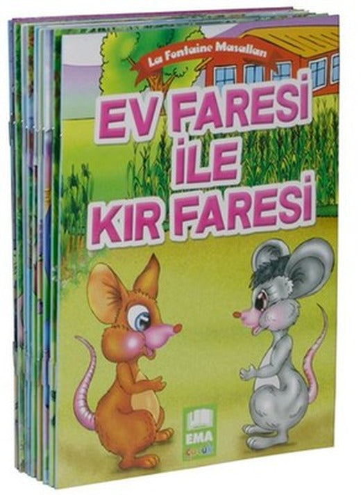 La Fontaine Masalları Küçük Boy 10 Kitap Takım | Ema Çocuk