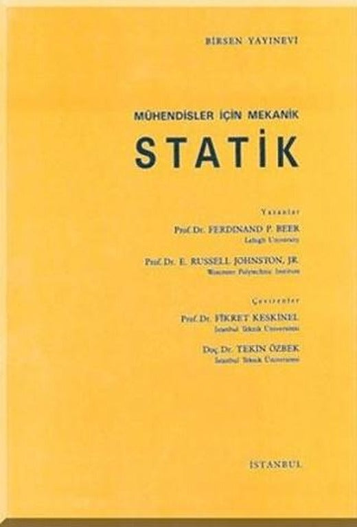 Mühendisler İçin Mekanik Statik | Birsen Yayınevi (Ciltsiz)