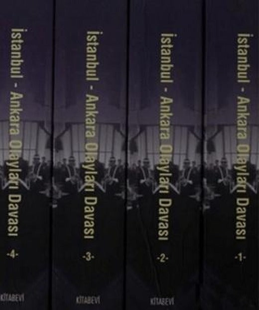 İstanbul - Ankara Olayları Davası (4 Kitap Takım) | Kitabevi Yayınları (Ciltsiz)