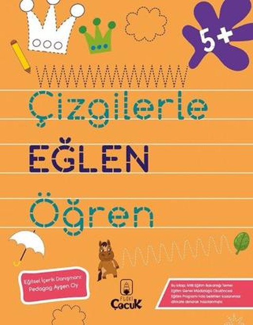 Çizgilerle Eğlen Öğren | Floki Çocuk (Ciltsiz)