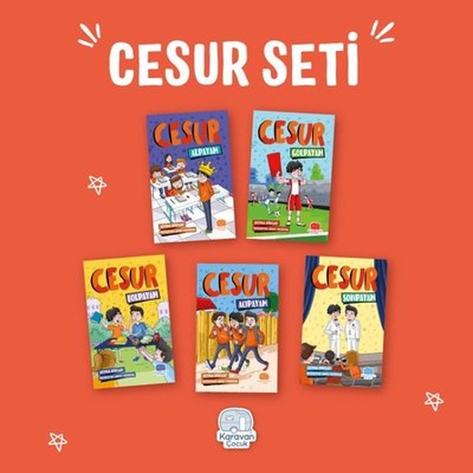 Cesur Seti - 5 Kitap Takım | Karavan Çocuk