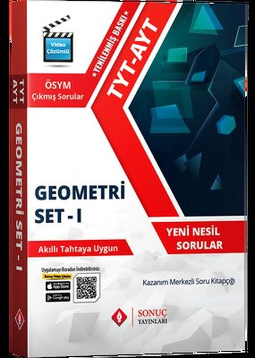TYT AYT Geometri Set 1 | Sonuç Yayınları (İnce Kapak)
