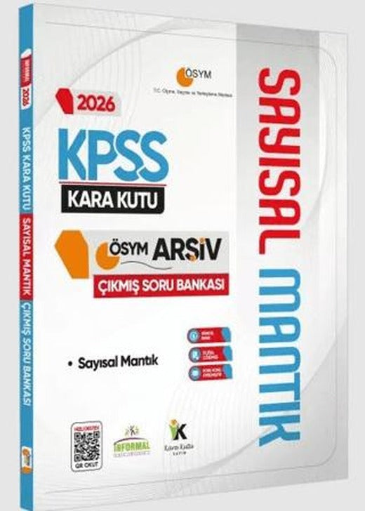 2026 KPSS Sayısal Mantık Kara Kutu ÖSYM Çıkmış Soru Havuzu Bankası Konu Özetli Dijital Çözümlü