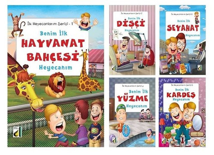 Benim İlk Heyecanlarım Serisi - 5 Kitap Takım | Damla Yayınevi