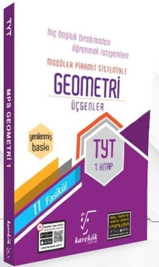 TYT - AYT Geometri MPS 1. Kitap | Karekök Eğitim Yayın (İnce Kapak)