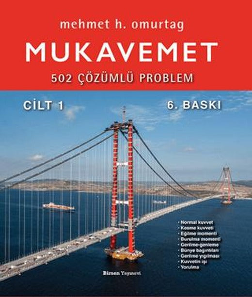 Mukavemet - 502 Çözümlü Problemler Cilt 1 | Birsen Yayınevi (Ciltsiz)