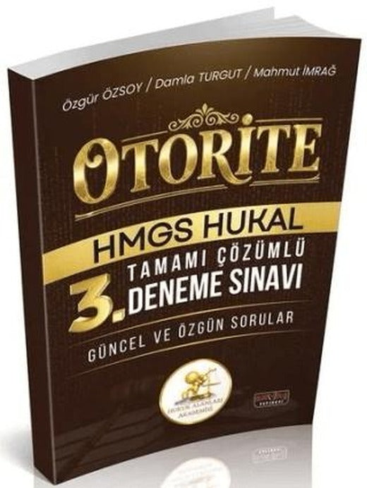 HUKAL OTORİTE HMGS 3. Deneme | Savaş Yayınevi (Ciltsiz)