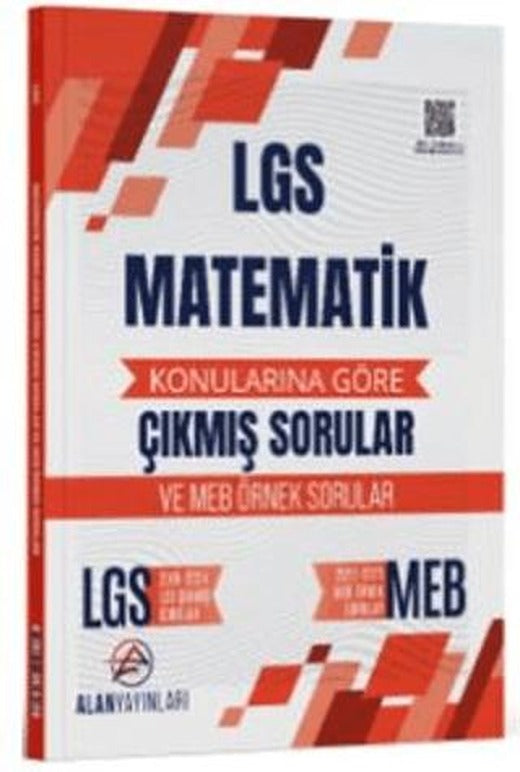 8. Sınıf LGS Matematik Konularına Göre Çıkmış Sorular | Alan Yayınları (Ciltsiz)