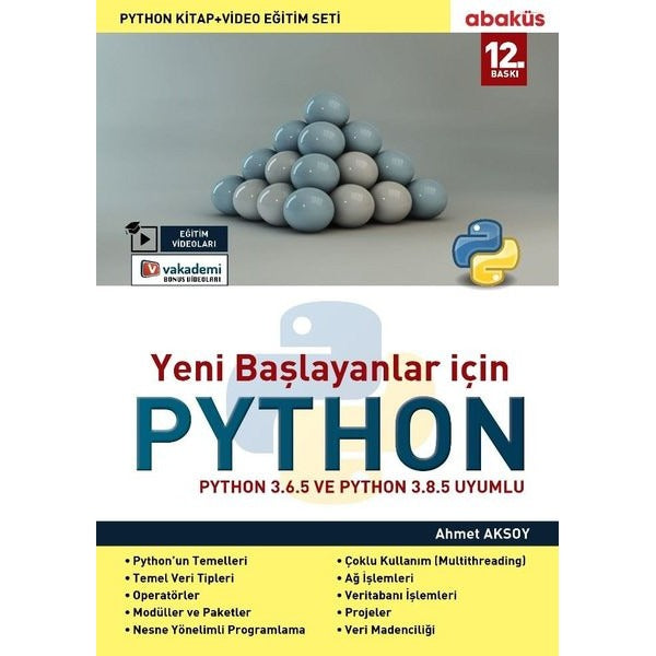 Yeni Başlayanlar İçin Python | Abaküs Kitap (İnce Kapak)
