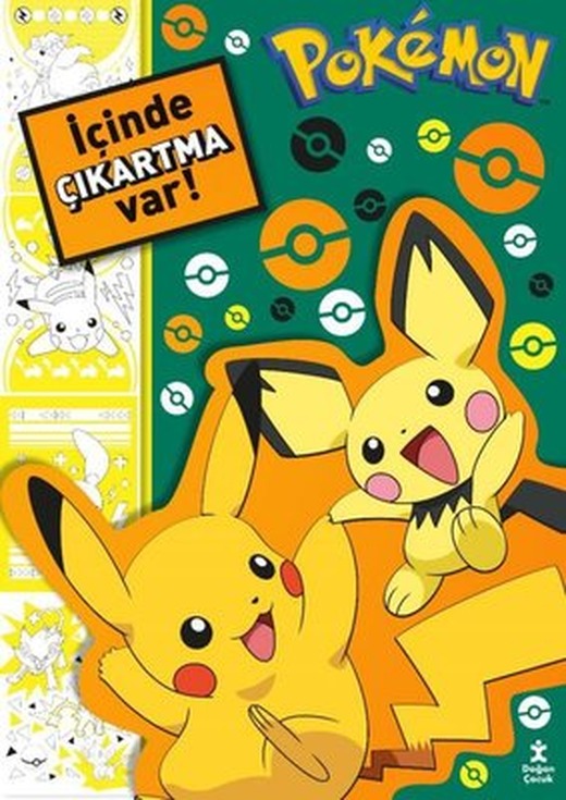 Pokemon - En Sevdiğim Boyama Kitabı - Çıkartmalı | Doğan Çocuk (İnce Kapak)