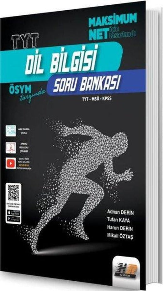 TYT Dil Bilgisi Soru Bankası 2025 | Hız ve Renk Yayınları (İnce Kapak)