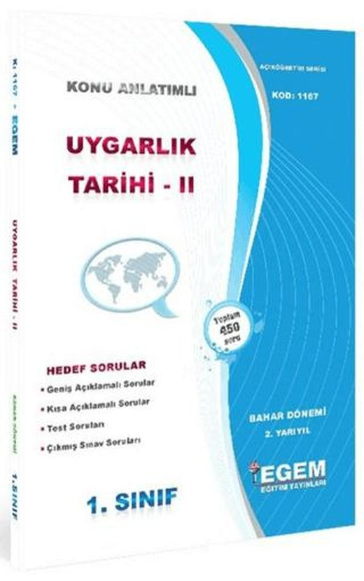 1. Sınıf 2. Yarıyıl Konu Anlatımlı Uygarlık Tarihi 2 - Kod 1167