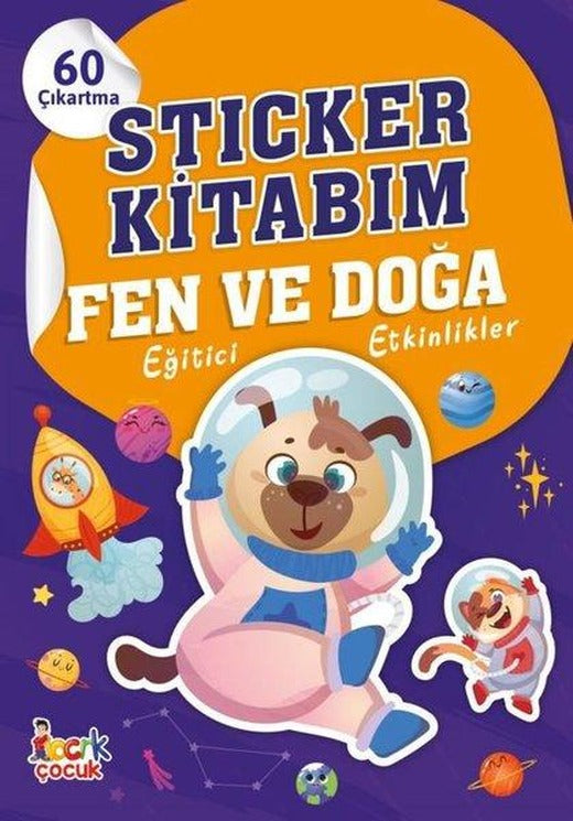 Sticker Kitabım - Fen ve Doğa - Eğitici Etkinlikler | Bıcırık Yayınları (İnce Kapak)