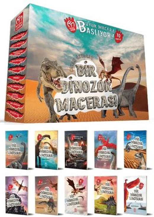 Bir Dinozor Macerası Hikaye Serisi (10 Kitap) | Model Çocuk (Ciltsiz)