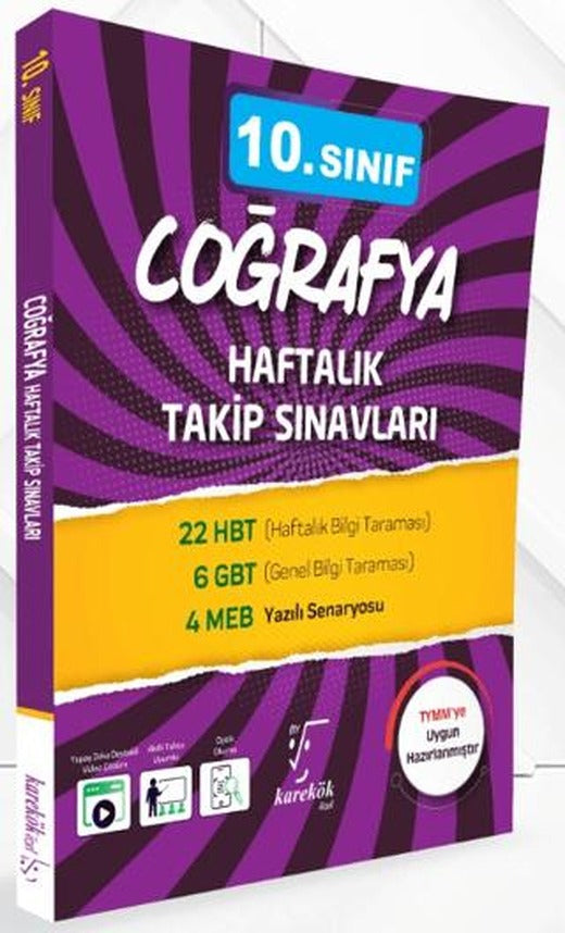 10. Sınıf Coğrafya Haftalık Takip Sınavları