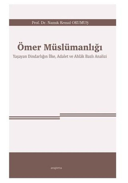 Ömer Müslümanlığı | Araştırma Yayınları (Ciltsiz)