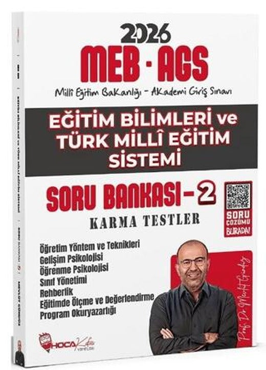 2026 MEB-AGS Eğitim Bilimleri ve Türk Millî Eğitim Sistemi Karma Testler - Soru Bankası - 2