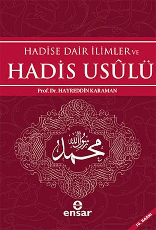 Hadise Dair İlimler ve Hadis Usulü | Ensar Neşriyat (İnce Kapak)