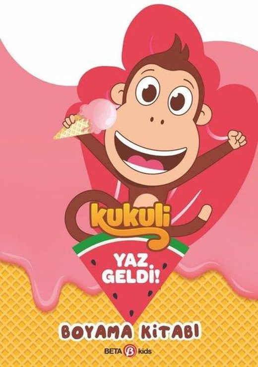 Kukuli - Yaz Geldi! Boyama Kitabı | Beta Kids (İnce Kapak)
