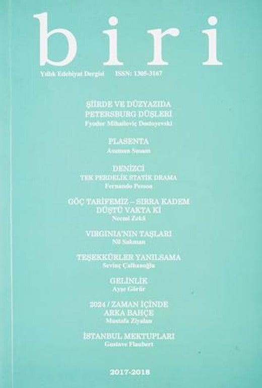 Biri Yıllık Edebiyat Dergisi Sayı: 12 | Biri Yayınları (Ciltsiz)