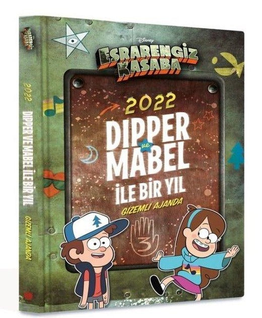 Disney Esrarengiz Kasaba 2022 Dipper ve Mabel ile Bir Yıl - Gizemli Ajanda | Beta Kids (Ciltli)