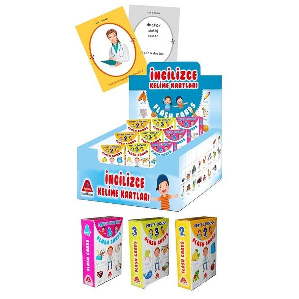 İngilizce Kelime Kartları-30 Kutu | Damla Publishing