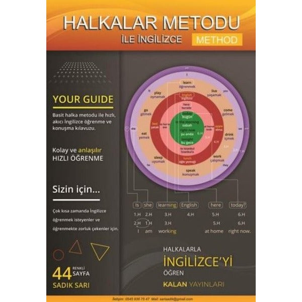 Halkalar Metodu İle İngilizce | Kalan Yayınları (İnce Kapak)