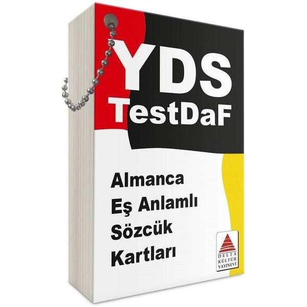 YDS Almanca Eş Anlamlı Sözcük Kartları | Delta Kültür-Eğitim (İnce Kapak)