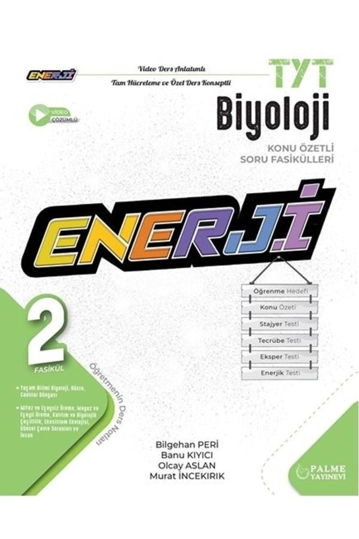 TYT Enerji Biyoloji Konu Özetli (2 Fasikül) Soru Fasikülleri | Palme Yayınları (Ciltsiz)