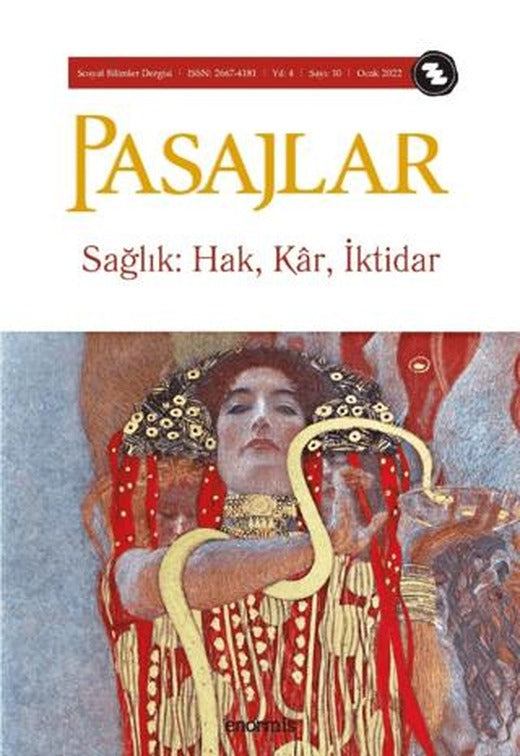 Pasajlar Sosyal Bilimler Dergisi Sayı 10 - Sağlık Hak, Kâr, İktidar | Pasajlar Sosyal Bilimler Dergisi (Ciltsiz)