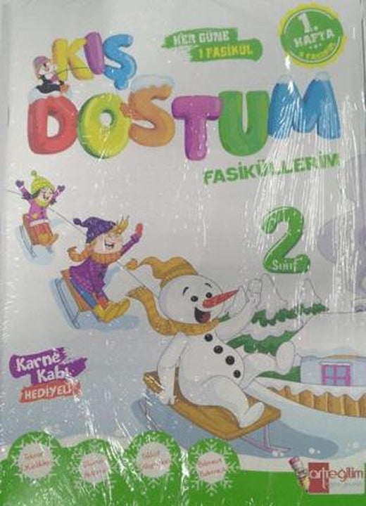 2. Sınıf Kış Dostum Tatil Fasiküllerim | Artı Eğitim Yayınları (Ciltsiz)