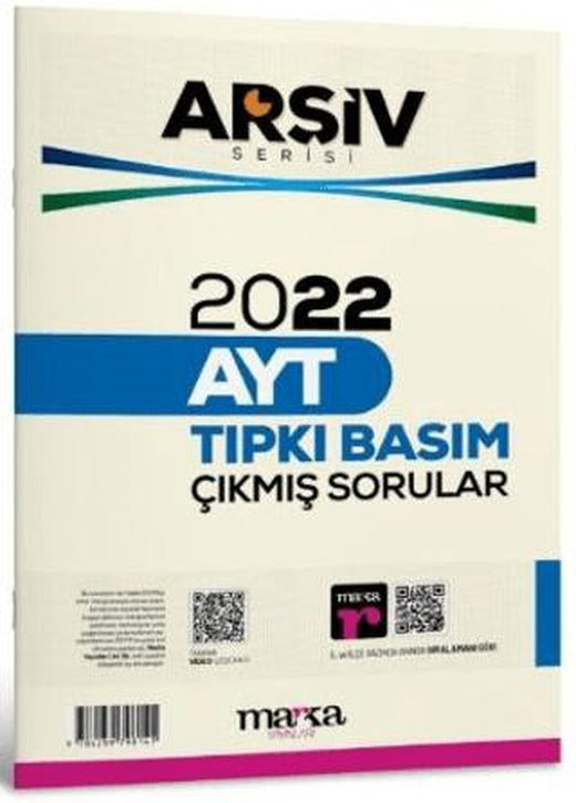 2022 AYT Arşiv Serisi Çıkmış Sorular Tamamı Video Çözümlü | Marka Yayınları (Ciltsiz)