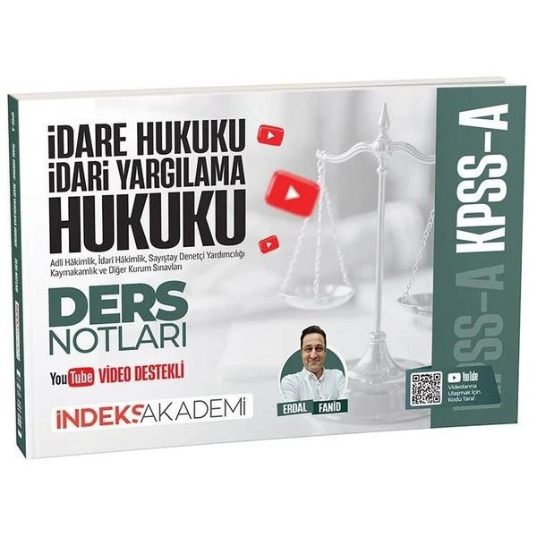 2026 KPSS A Grubu İdare ve İdari Yargılama Hukuku Video Ders Notları | İndeks Akademi (İnce Kapak)