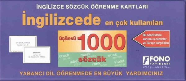 İngilizcede En Çok Kullanılan Üçüncü 1000 Sözcük | Fono Yayınları (İnce Kapak)  - Resim 1