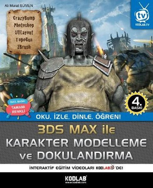 3D Studio Max Karakter Modelleme | Kodlab (e-Kitap)
