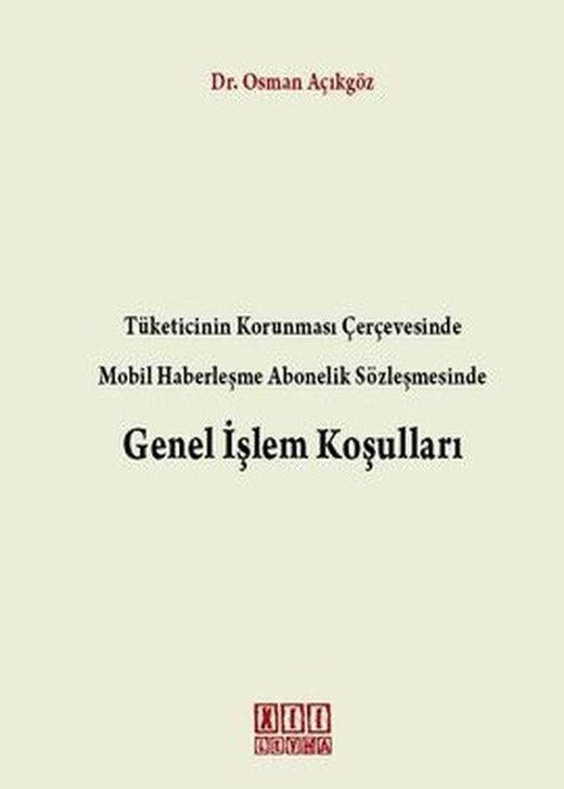 Genel İşlem Koşulları | On İki Levha Yayıncılık (İnce Kapak)