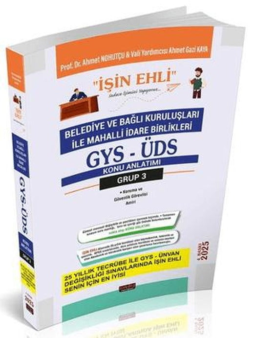 GYS-ÜDS Belediye ve Bağlı Kuruluşları Mahalli İdare Birlikleri Personeli Grup 3 Konu Anlatımı | Savaş Yayınevi (Ciltsiz)