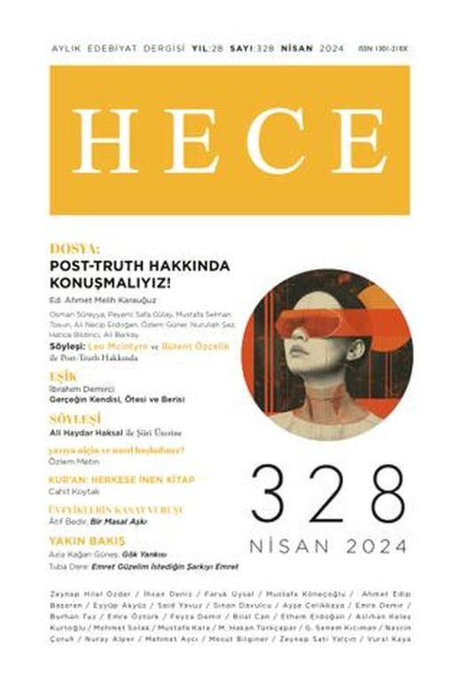 Hece Dergisi - Sayı: 328 Nisan 2024 | Hece Dergisi (Ciltsiz)