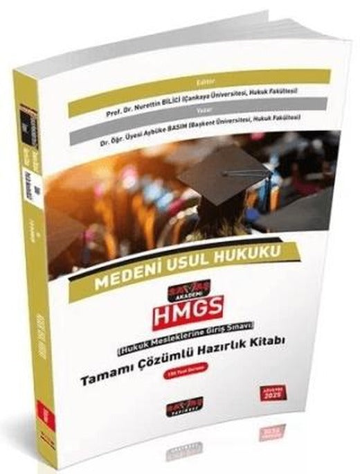2025 HMGS Medeni Usul Hukuku Hazırlık Kitabı Çözümlü | Savaş Yayınevi (Ciltsiz)