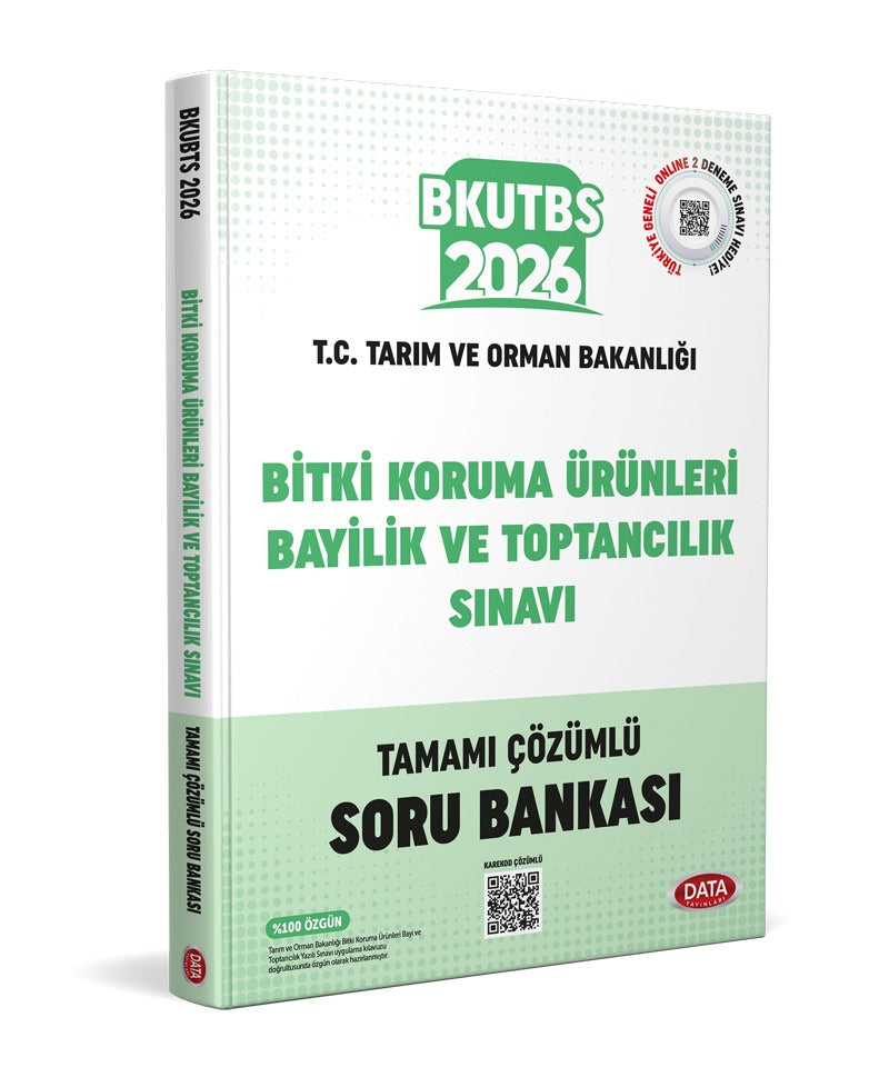 T.C. Tarım ve Orman Bakanlığı Bitki Koruma Ürünleri Bayilik ve Toptancılık Sınavı Tamamı Çözümlü Soru Bankası